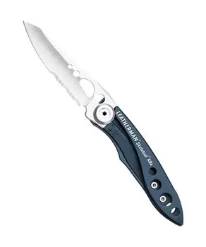 Нож 2 в 1, синий, LEATHERMAN Skeletool KBX (832383)