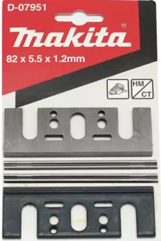Нож для рубанка Makita, 82мм для 1901/1902/1923Н/KP0800, 2шт. (D-07951)