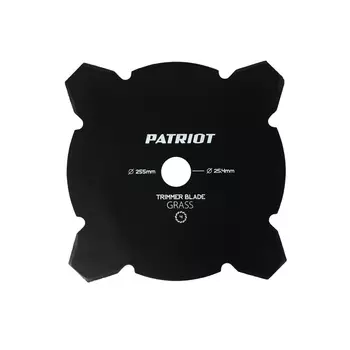 Нож для триммера Patriot TBM-4, 255ммx25.4мм, металлический (809115208)