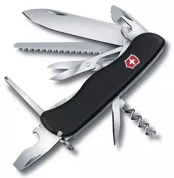 Нож перочинный 14 в 1, черный, VICTORINOX Outrider (0.8513.3)