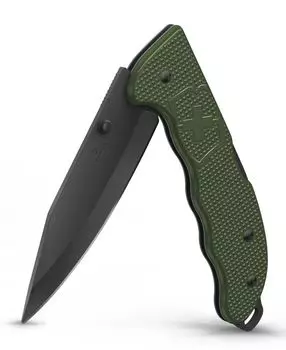 Нож перочинный 4 в 1, оливковый, VICTORINOX Evoke BSH Alox (0.9425.DS24)