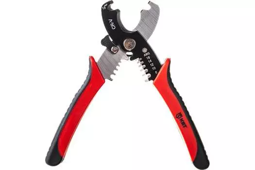 Ножницы 180 мм, сталь, рукоятки двухкомпонентные, кабеля до 1.5 см, KBT MC-07 (86619)