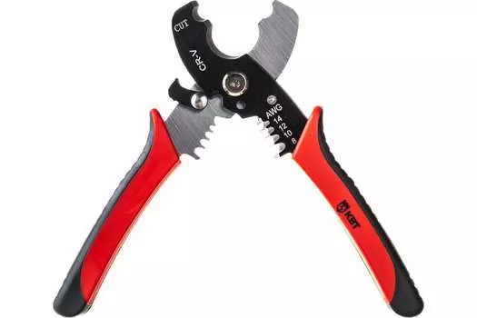 Ножницы 185 мм, сталь, рукоятки двухкомпонентные, кабеля до 1.5 см, KBT MC-06 (85934)