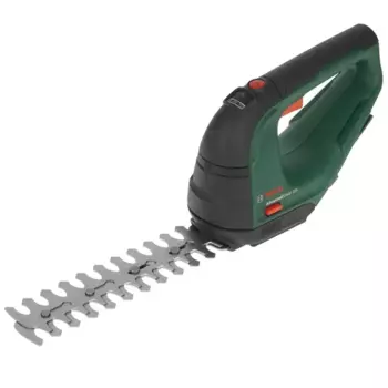Ножницы-кусторез BOSCH AdvancedShare 18V-10, аккумуляторный, Li-Ion, 2 А·ч, 18В, длина лезвия 20 см, 1.45 кг (0600857000) АКБ и ЗУ