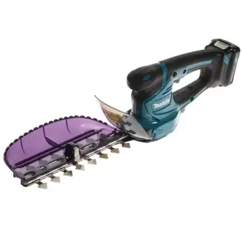 Ножницы Makita CXT UH201DWA, аккумуляторный, Li-Ion, 2 А·ч, 12 В, длина лезвия 20 см, 1.5 кг (UH201DWA) АКБ и ЗУ