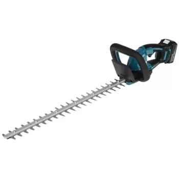 Ножницы Makita LXT DUH606RF, аккумуляторный, Li-Ion, 3 А·ч, 18 В, длина лезвия 60 см, 2.5 кг (DUH606RF) АКБ и ЗУ