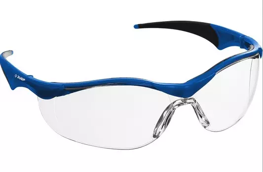 Очки защитные ЗУБР Прогресс 7, открытые, вентиляция: прямая, прозрачные (110320_z01)