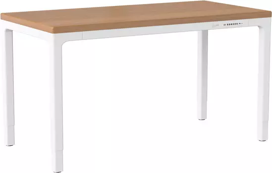 Офисный стол Cactus CS-ET-WWD, металл, белый дуб (CS-ET-WWD)