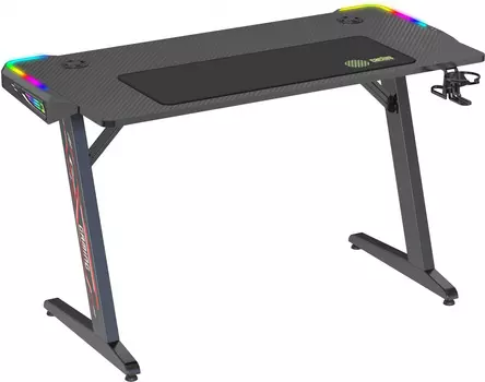 Офисный стол Cactus CS-GTZ-BK-RGB, металл, черный (CS-GTZ-BK-RGB)