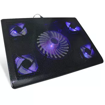 Охлаждающая подставка 17" Crown CMLC-205T, черный