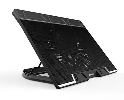 Охлаждающая подставка для ноутбука 17" Zalman ZM-NS3000, вентилятор: 200, 2xUSB, пластик, черный (ZM-NS3000)