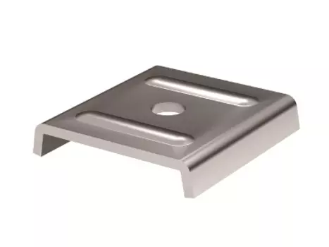 Опорная пластина DKC, вертикальный/горизонтальный монтаж для С-образных профилей М8 (BHM4141)