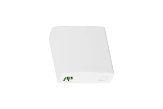 Оптическая розетка NIKOMAX, портов: 2, LC/APC, SM 9/125 OS2, пластик, белый (NMF-WO02LCAS2-CS-WT)