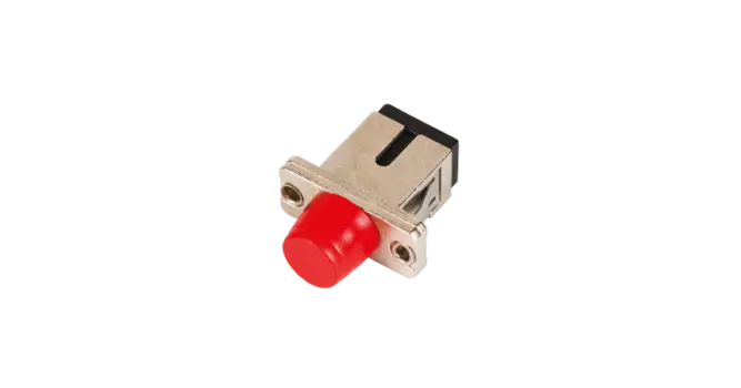 Оптический адаптер NIKOMAX, переходной, SM/MM, SC-FC, одинарный, латунный, металлик [NMF-OA1UN-SC-FC]