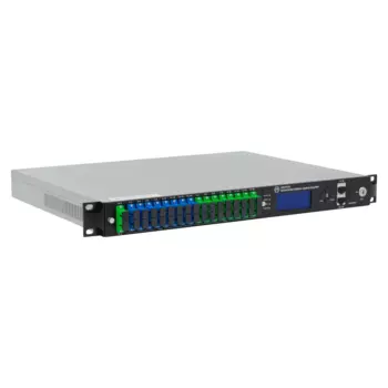 Оптический усилитель VERMAX MLP-16x21 SP 1U, для сетей КТВ, 2 входа, 16*21dBm выхода, WDM фильтр PON 1U (Vermax-MLP-16x21 SP 1U)