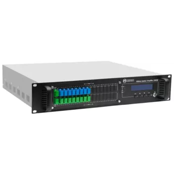Оптический усилитель VERMAX MLP-16x22 SP, для сетей КТВ, 2 входа, 16*22dBm выходов, PON фильтр, серый (Vermax-MLP-16x22 SP)
