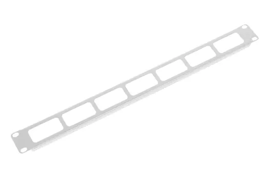 Органайзер кабельный горизонтальный 1U с окнами для кабеля, серый, металл, ГКО-О-1 ЦМО (30412128101)