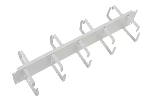 Органайзер кабельный горизонтальный 2U, колец:9, серый, металл, ГКО-2-9 ЦМО (30412127901)