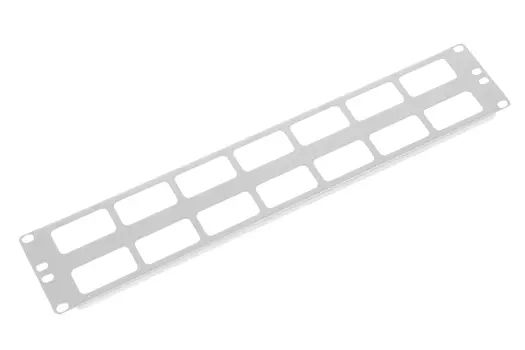 Органайзер кабельный горизонтальный 2U, серый, металл, ГКО-О-2 ЦМО (30412128201)