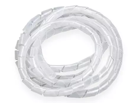 Органайзер кабельный Netko TPM8, спиральный, пластик, белый (TPM8)