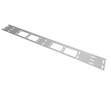 Органайзер кабельный NoName, вертикальный, 19", 18U, металл серый (69212)