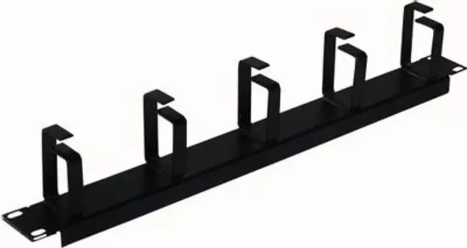 Органайзер кабельный NT CO-H B , горизонтальный, 19", 1U, пластик черный (082508)