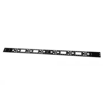 Органайзер кабельный вертикальный 42U, черный, металл, для шкафов ШТК-СП и ШТК-МП ЦМО (ВКО-СП-МП-42.120)