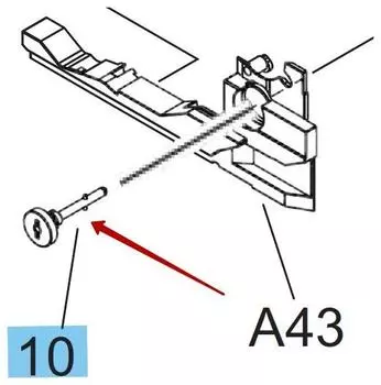 Ось привода HP оригинал LJ M601/M602/M603 (RL1-3020-000CN)