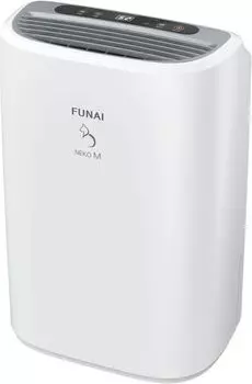 Осушитель воздуха напольный до 17м², 1.83 м³/мин, 12 л/сутки, 40 дБ, белый, Funai Neko M (RAD-N12T5E)