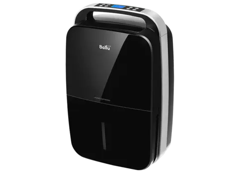 Осушитель воздуха напольный до 42м², 3 м³/мин, 30 л/сутки, 46 дБ, черный, Ballu BD30MN
