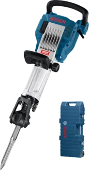 Отбойный молоток BOSCH GSH 16-30, SDS-Max, 1750Вт, 41 Дж, 1300 уд/мин, кейс, 16.5кг (0611335100)