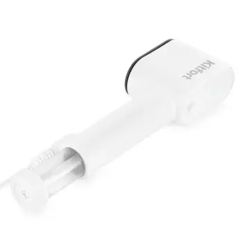 Отпариватель ручной Kitfort КТ-9128 1 кВт, белый/серебристый (КТ-9128)