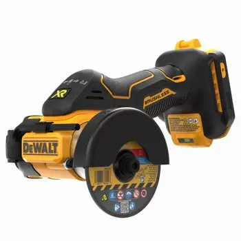 Отрезная пила DeWALT DCS438N, 20000 об/мин, диаметр диска 7.6 см, аккумуляторная Li-Ion 18 В, поставляется без аккумуляторов и зарядного устройства (DCS438N-XJ)