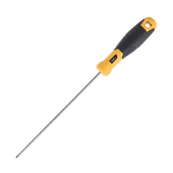 Отвертка крестовая PH0x150мм, CrV, прорезиненная рукоять, Deli (DL633150)