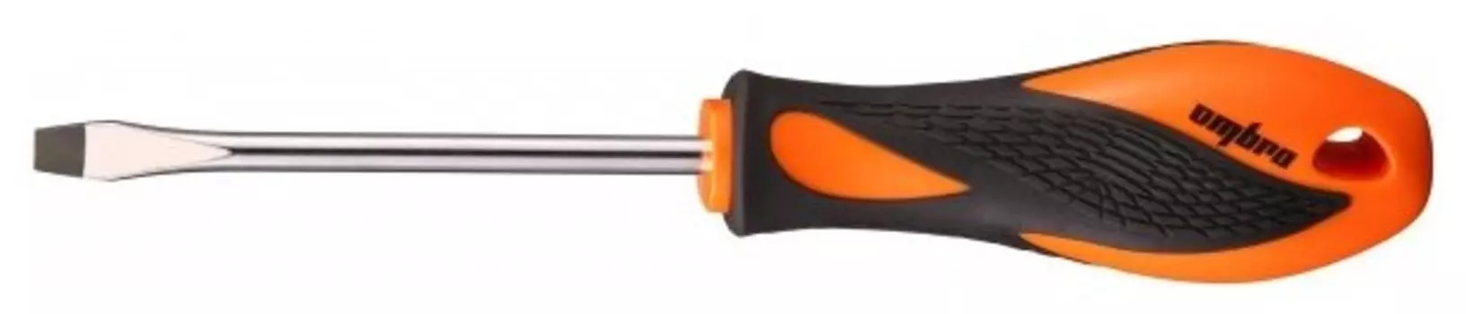 Отвертка плоская SL10x-, CrV, магнитный наконечник, Ombra 501020 (55781)