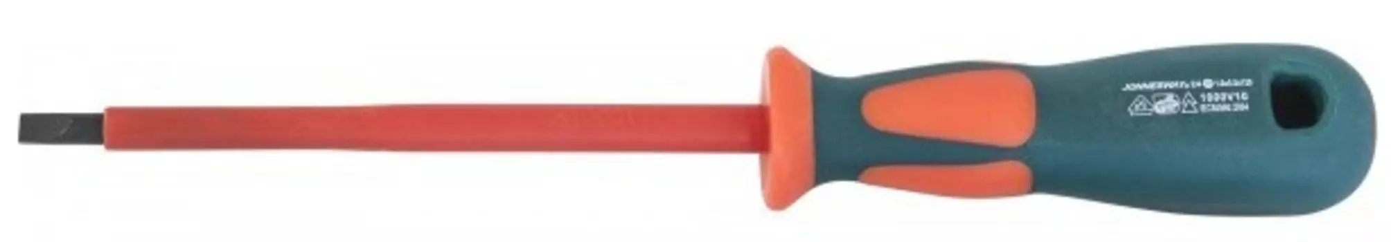 Отвертка плоская SL2.5x75мм, CrV, диэлектрическая, Jonnesway DV13S275 (47470)