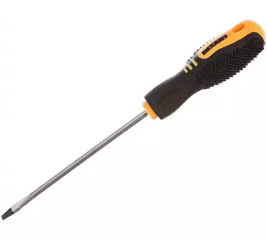 Отвертка плоская SL4x100мм, CrV, магнитный наконечник, REXANT (12-6424)