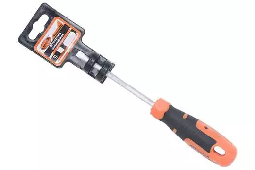 Отвертка плоская SL4x75мм, двухкомпонентная рукоять, Авто Дело 30706 14807 (3070614807)