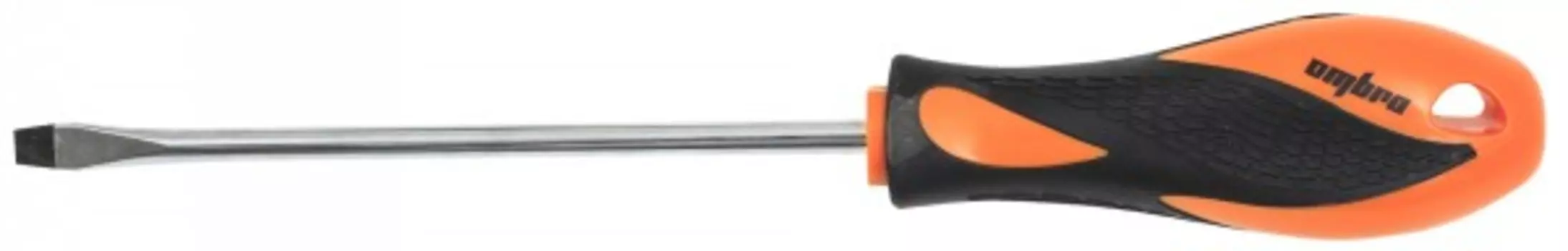 Отвертка плоская SL5.5x125мм, сталь, магнитный наконечник, Ombra Basic 555125 (55848)