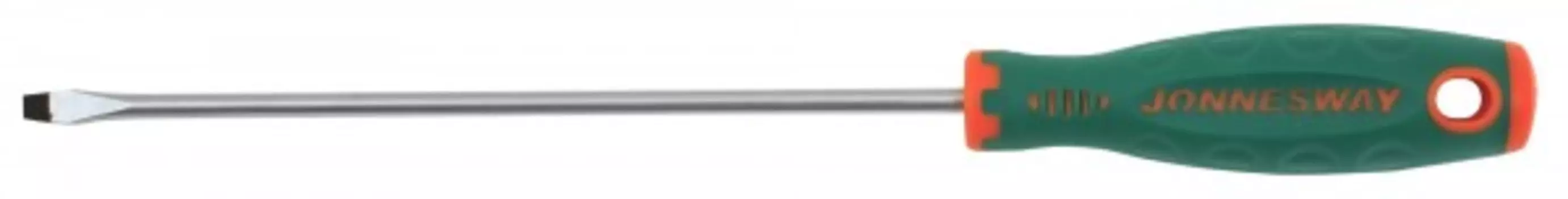 Отвертка плоская SL6.5x150мм, кремнийхромованадиевая сталь, магнитный наконечник, прорезиненная рукоять, Jonnesway ANTI-SLIP GRIP D71S6150 (46129)