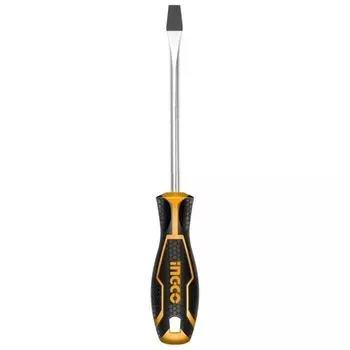 Отвертка плоская SL6x125мм, CrV, INGCO INDUSTRIAL HS286125 (HS286125)