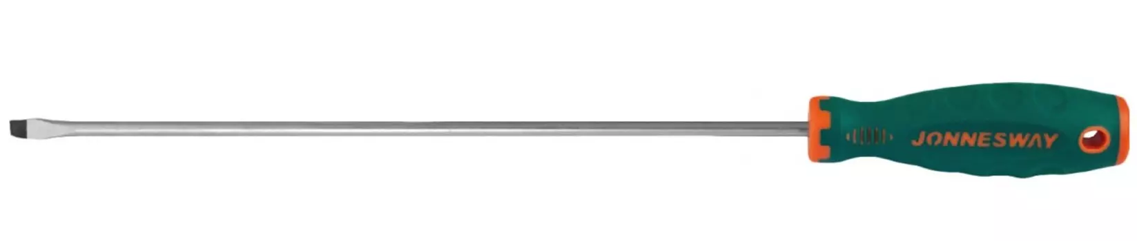 Отвертка Slotted (SL) SL10x250мм, CrV, магнитный наконечник, прорезиненная рукоять, Jonnesway D71S10250 (46115)