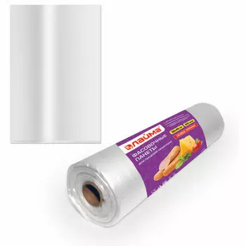 Пакет фасовочный для пищевой продукции Лайма, 30 смx40 см, 15 мкм, 500 шт. (605954)