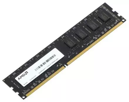 Память DDR3 DIMM 4Gb, 1600MHz, CL11, 1.5 В, AMD (R534G1601U1S-UO)