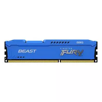 Память DDR3 DIMM 8Gb, 1600MHz, CL10, 1.5 В, Kingston, FURY Beast Blue (KF316C10B/8)