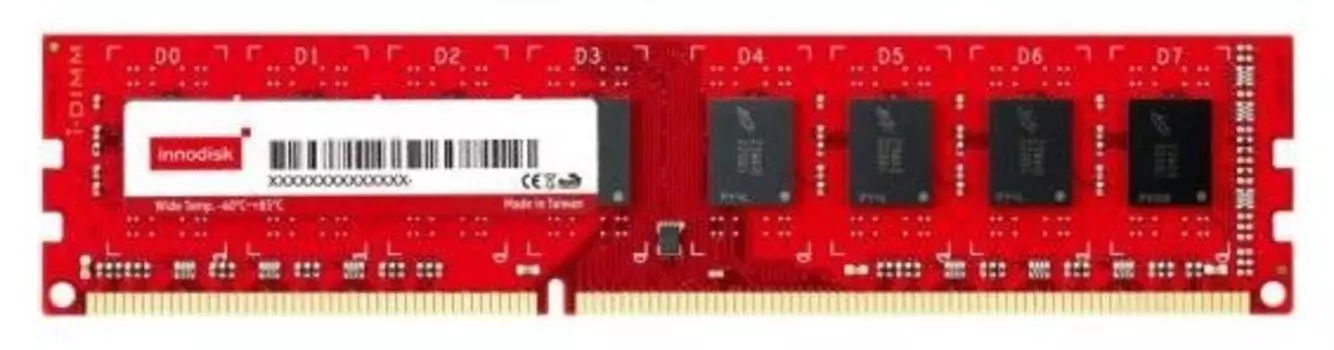 Память DDR3 DIMM 8Gb, 1600MHz, CL11, 1.35V InnoDisk Industrial Memory (M3U0-8GMSADPC)