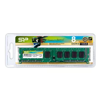 Память DDR3 DIMM 8Gb, 1600MHz, CL11, 1.5 В, Silicon Power (SP008GBLTU160N02)