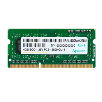 Память DDR3 SODIMM 4Gb, 1333MHz, CL9, 1.5V Apacer (AS04GFA33C9TBGC)