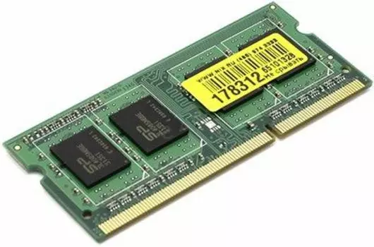 Память DDR3 SODIMM 4Gb, 1600MHz, CL11, 1.5 В, Silicon Power (SP004GBSTU160N02)
