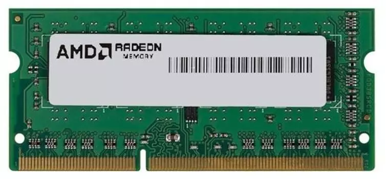 Память DDR3 SODIMM 4Gb, 1600MHz, CL11, AMD (R534G1601S1S-UGO)